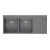 Zlewozmywak Reginox BREDA 30 GREY SILVERY + GRATIS